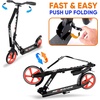 image:imageHurtle Lightweight Kick Stunt Scooter  Lab Tested Safety Certified Street Freestyle Trick Scooter wAlloy Deck High Impact Wheels ABEC9 Bearing HIC System  Kids Teens Gravity in ResurrectionManualBlack