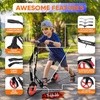 image:imageHurtle Lightweight Kick Stunt Scooter  Lab Tested Safety Certified Street Freestyle Trick Scooter wAlloy Deck High Impact Wheels ABEC9 Bearing HIC System  Kids Teens Gravity in ResurrectionManualBlack