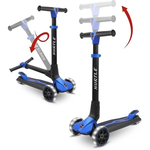 image:imageHurtle Electric Scooter 350W500W Motor Max 30 Miles Range 1618 Mph Top Speed 8510 Tires Dual Braking Kick ScooterBlue